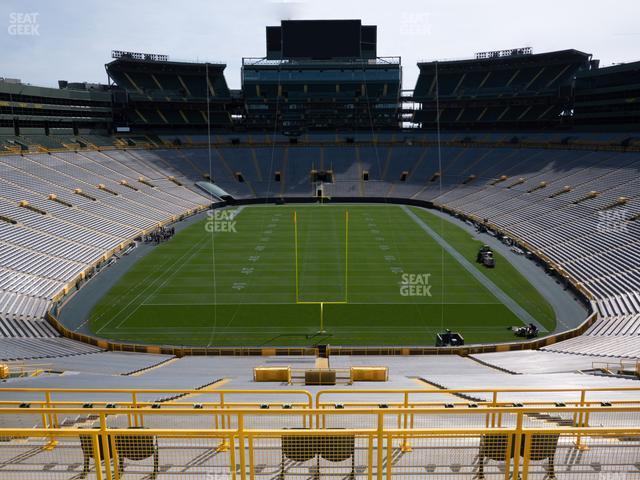 Seating view for Lambeau Field Section 300