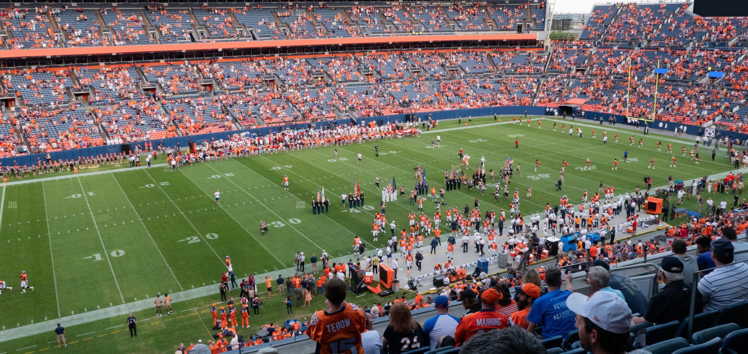 Seating view for Empower Field at Mile High Section 314