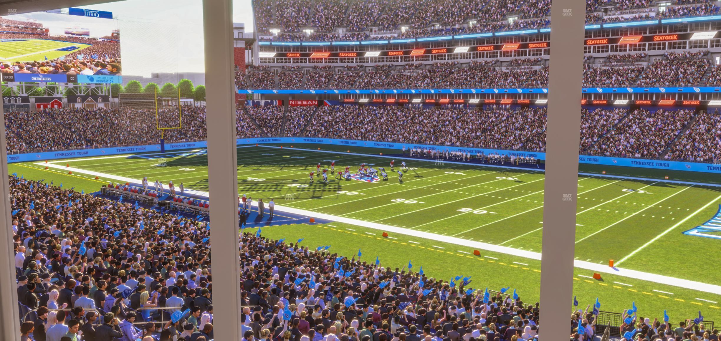 Seating view for Nissan Stadium Section Suite 2 E