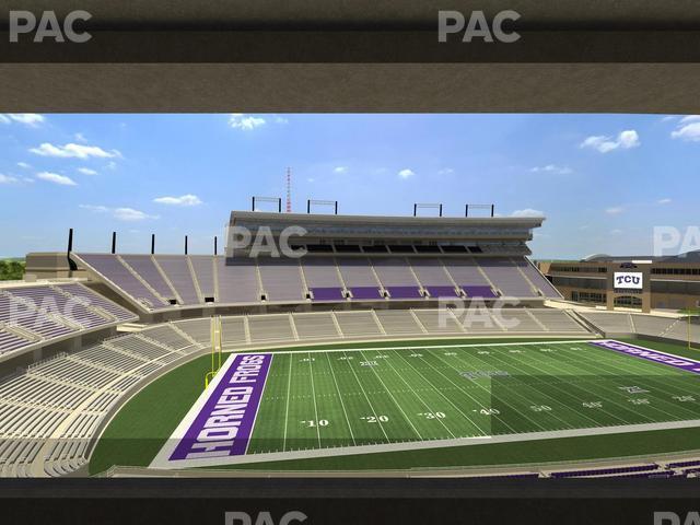 Seating view for Amon G. Carter Stadium Section Champions Suite 15