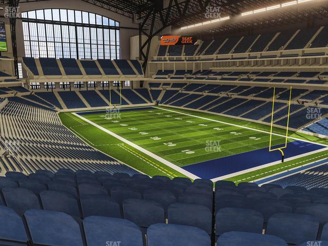 Seating view for Lucas Oil Stadium Section 431