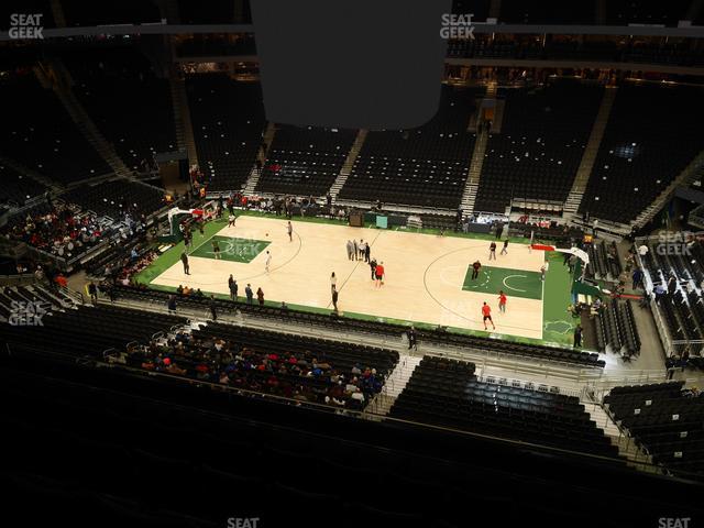 Seating view for Fiserv Forum Section 207