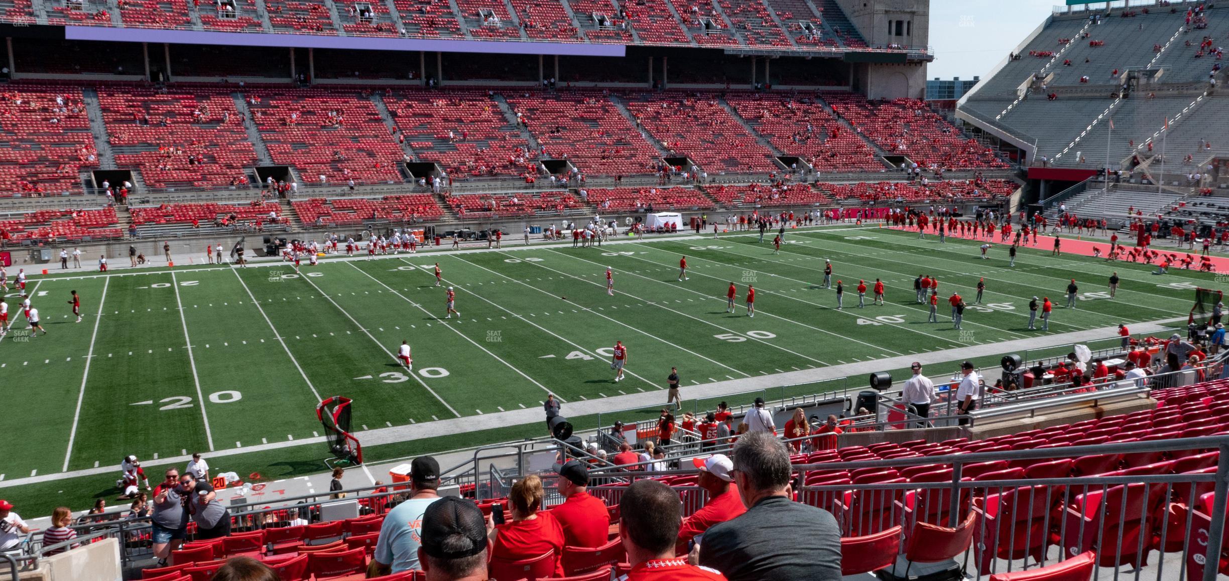 Seating view for Ohio Stadium Section 17 A