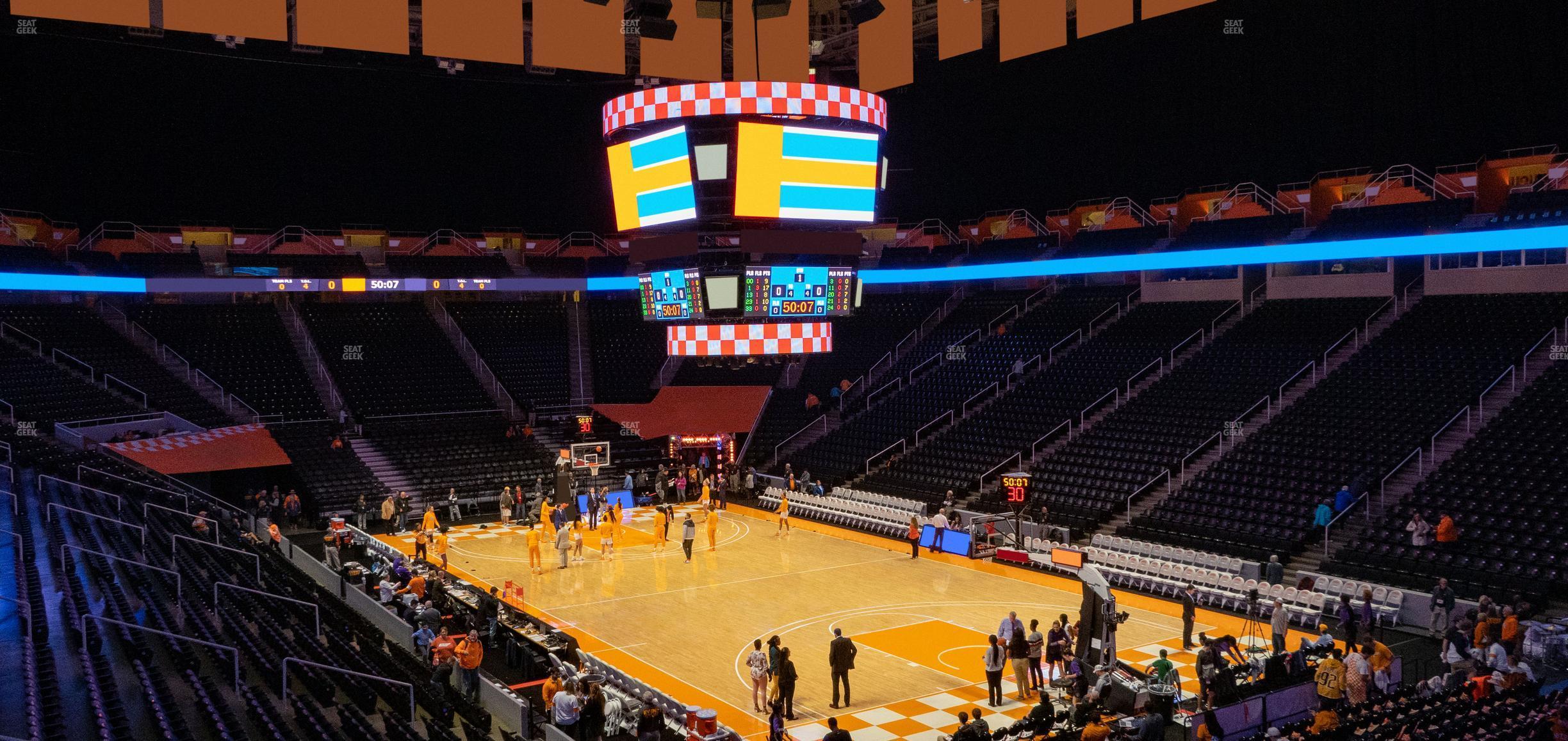 Seating view for Thompson-Boling Arena at Food City Center Section 100