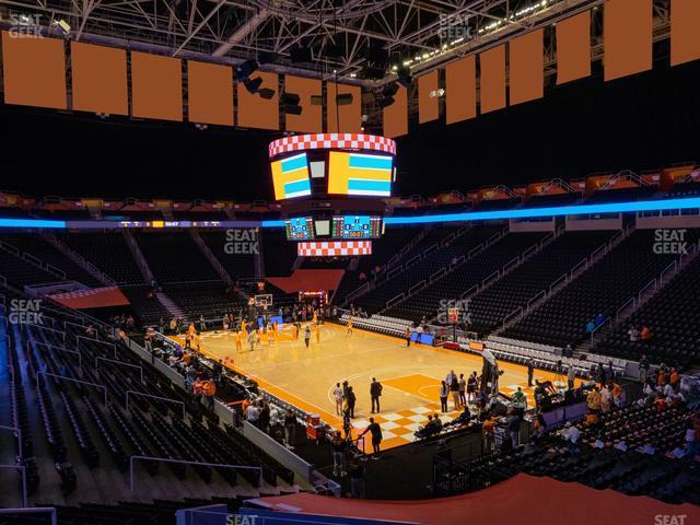 Seating view for Thompson-Boling Arena at Food City Center Section 100