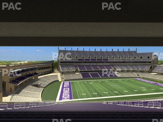 Seating view for Amon G. Carter Stadium Section 237