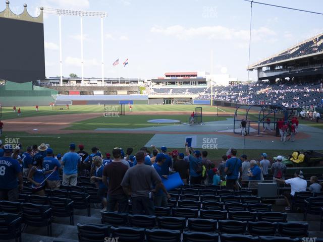 Seating view for Kauffman Stadium Section 123