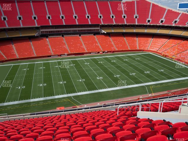 Seating view for GEHA Field at Arrowhead Stadium Section 303