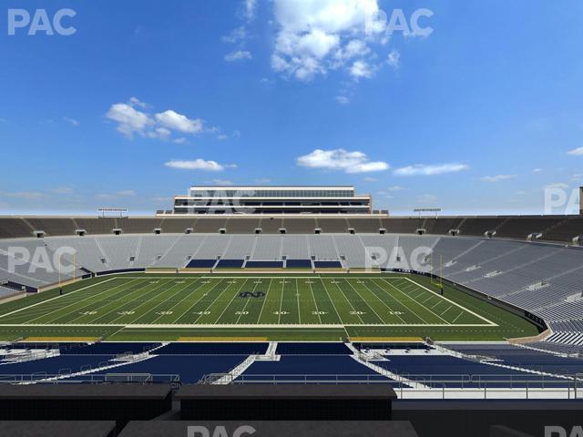 Seating view for Notre Dame Stadium Section 1842 Box 11