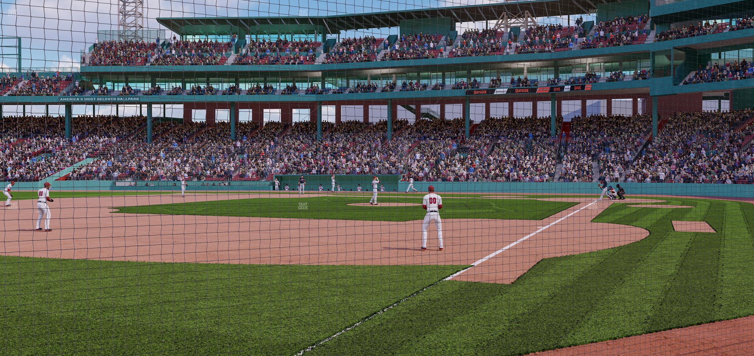 Seating view for Fenway Park Section Field Box Club 78