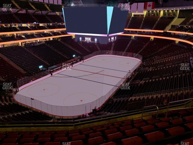 Seating view for Prudential Center Section 123