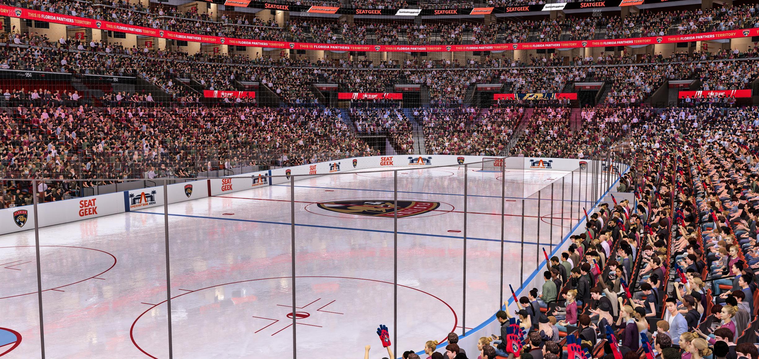 Seating view for Amerant Bank Arena Section 124