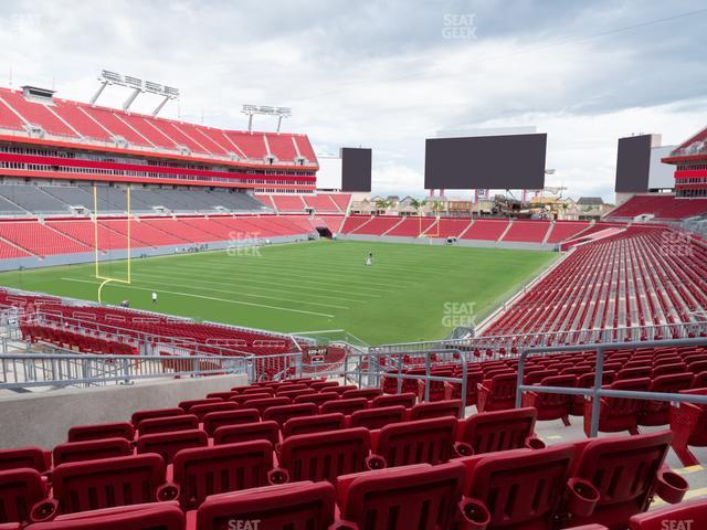 Seating view for Raymond James Stadium Section 226