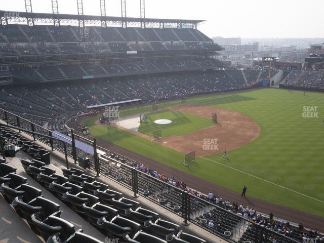 Seating view for Coors Field Section Lower 318