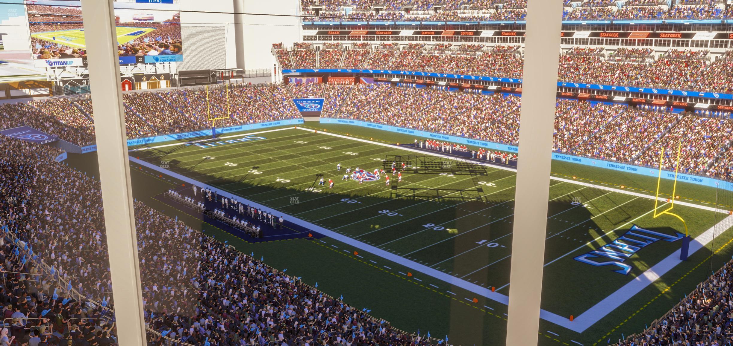 Seating view for Nissan Stadium Section Suite 654 W