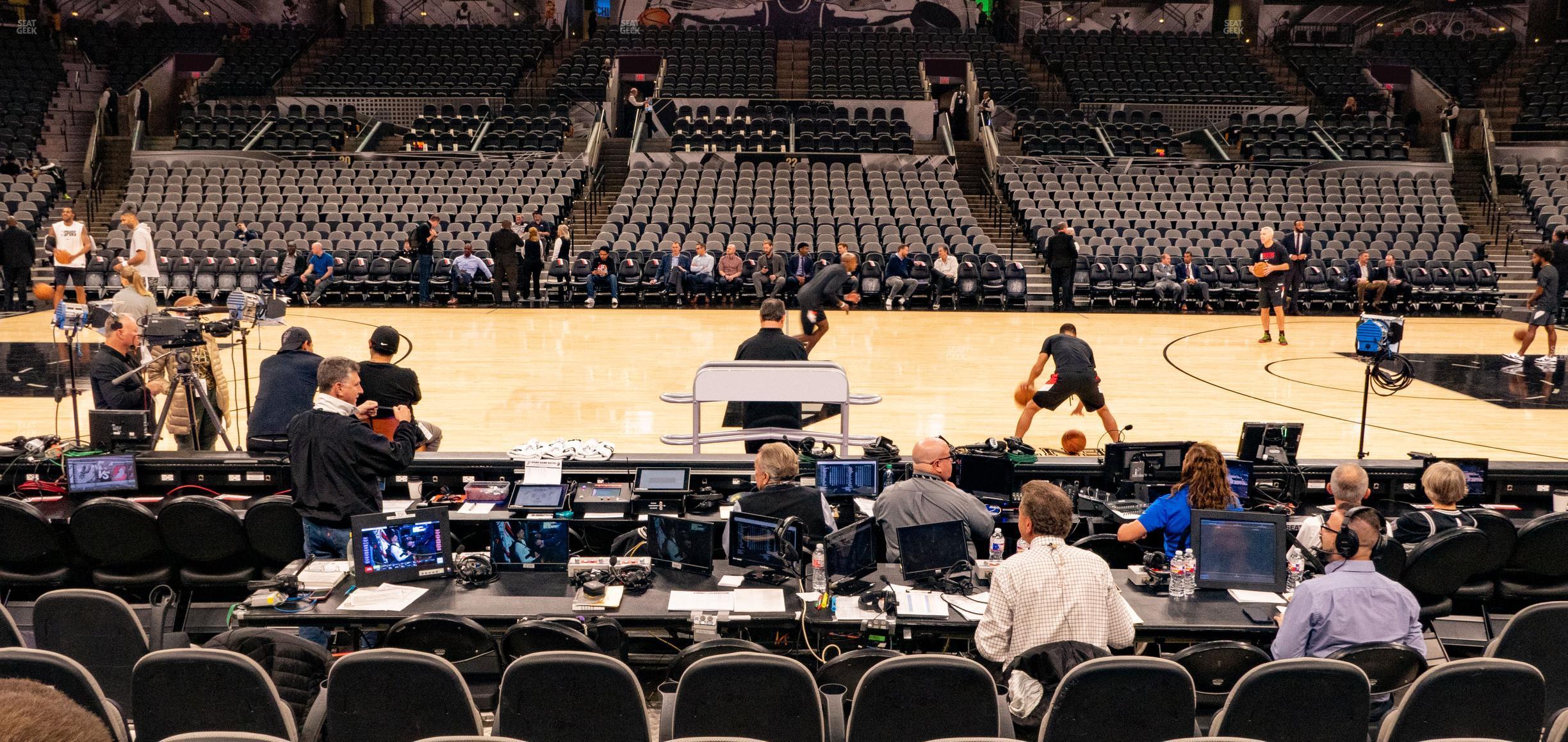 Seating view for Frost Bank Center Section Charter 8