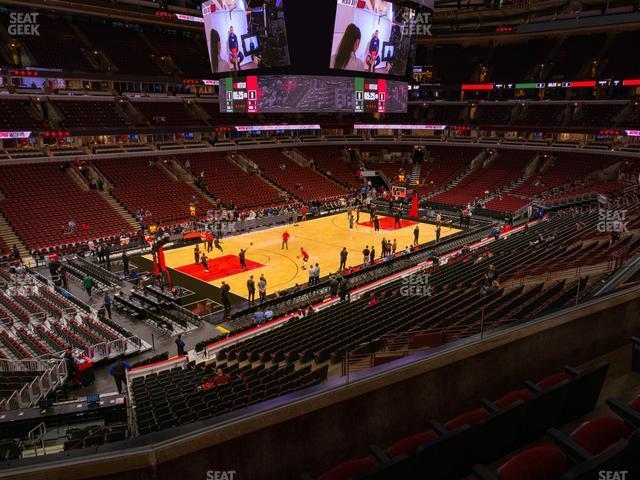 Seating view for United Center Section 221