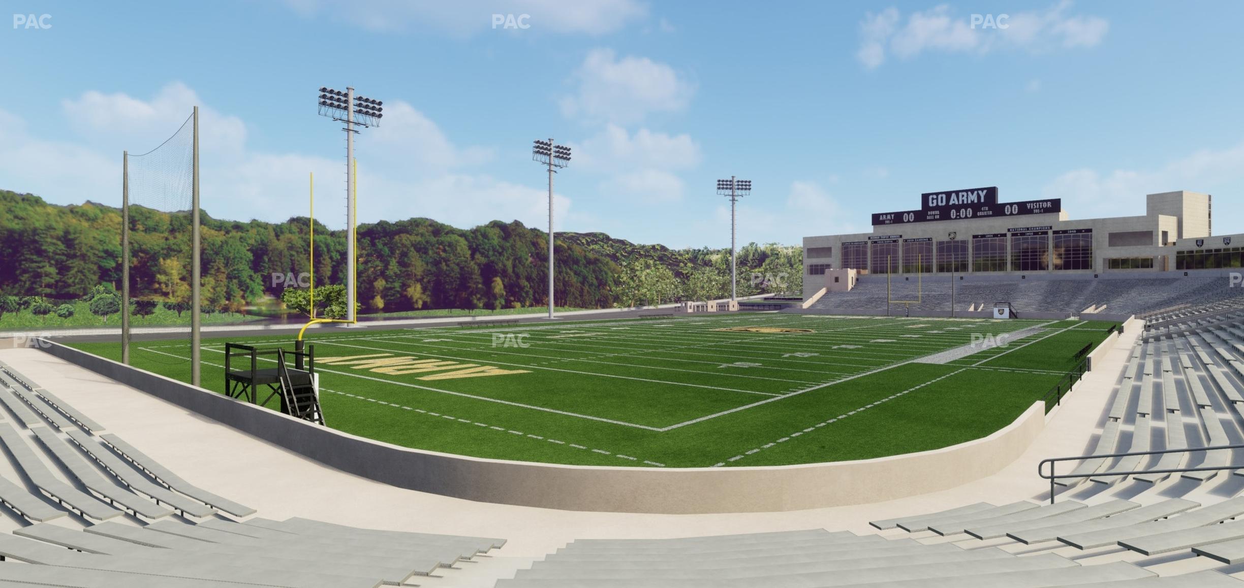 Seating view for Michie Stadium Section 19