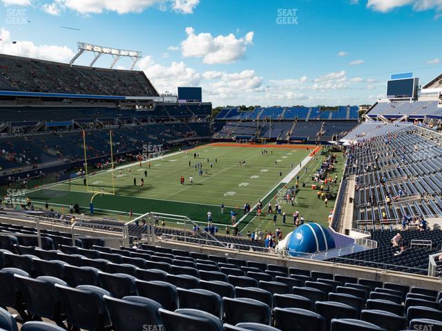 Seating view for Camping World Stadium Section Plaza 18