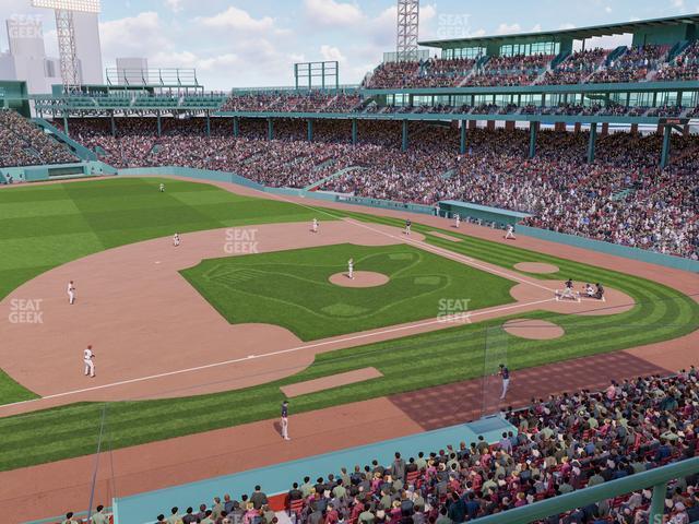 Seating view for Fenway Park Section Dell Technologies Suite L 11