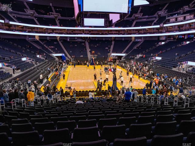 Seating view for Chase Center Section 122