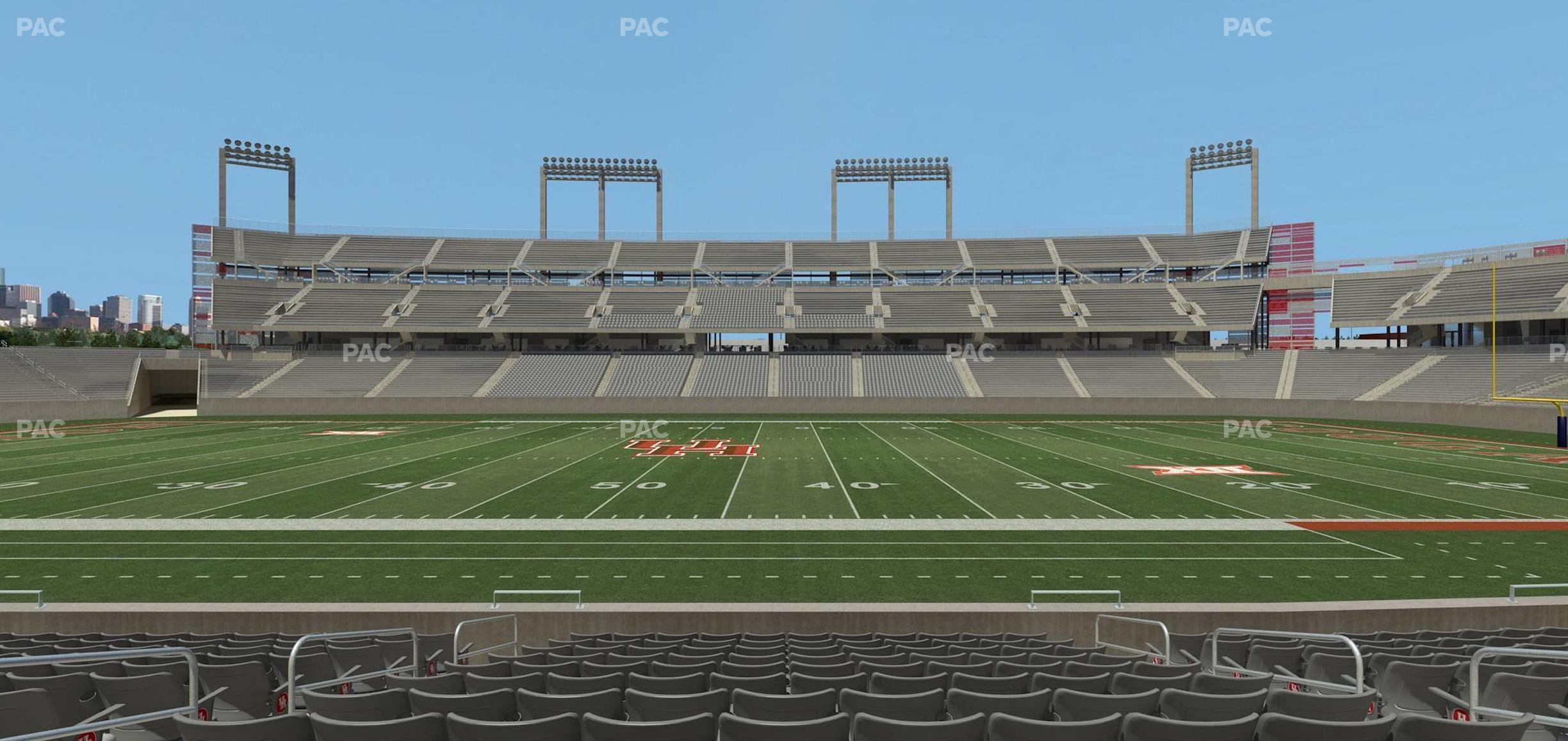 Seating view for TDECU Stadium Section Club 108