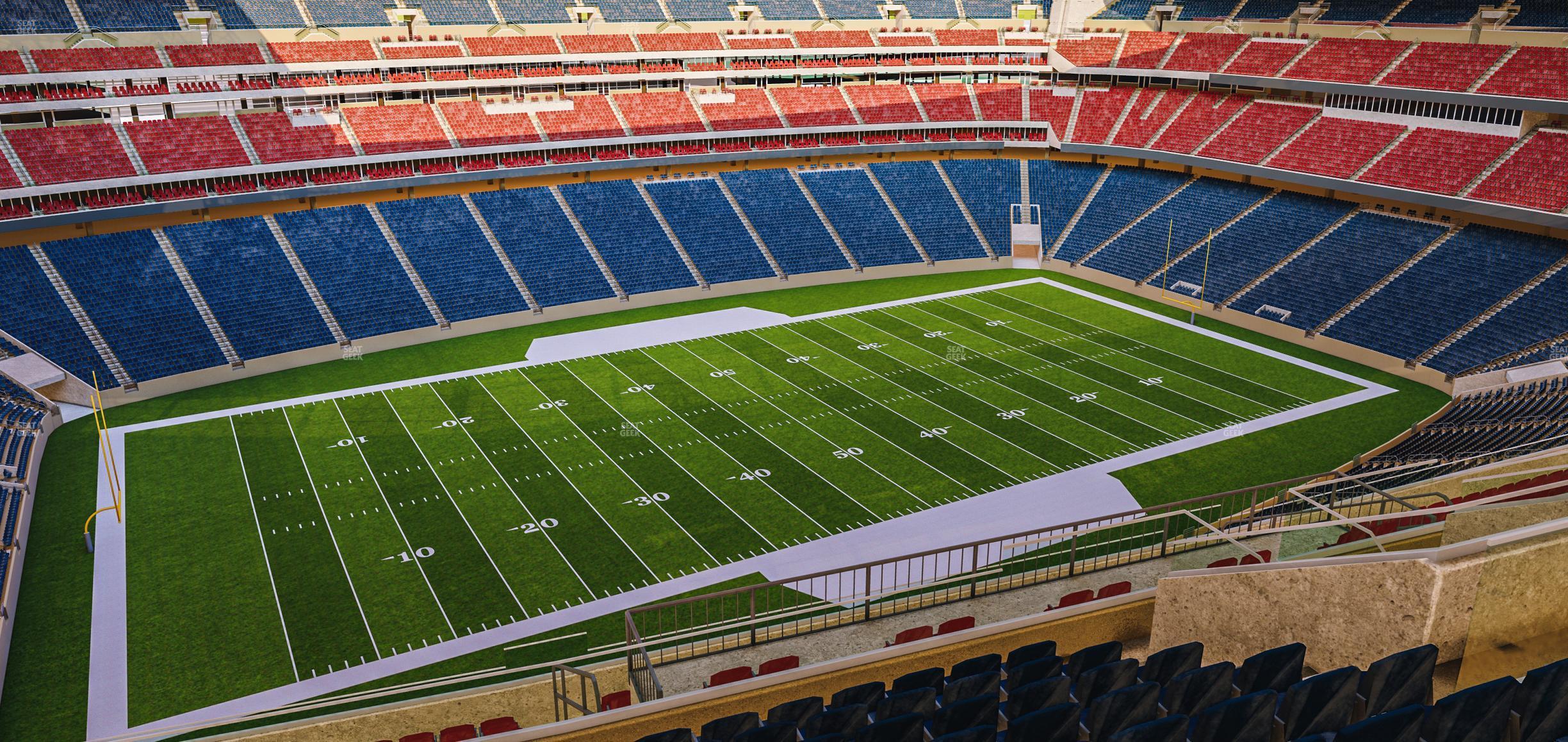 Seating view for NRG Stadium Section 638