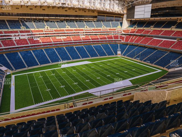 Seating view for NRG Stadium Section 638