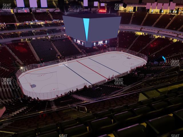 Seating view for Prudential Center Section 209