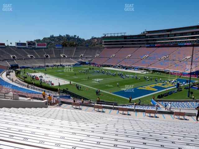 Seating view for Rose Bowl Stadium Section Upper 9