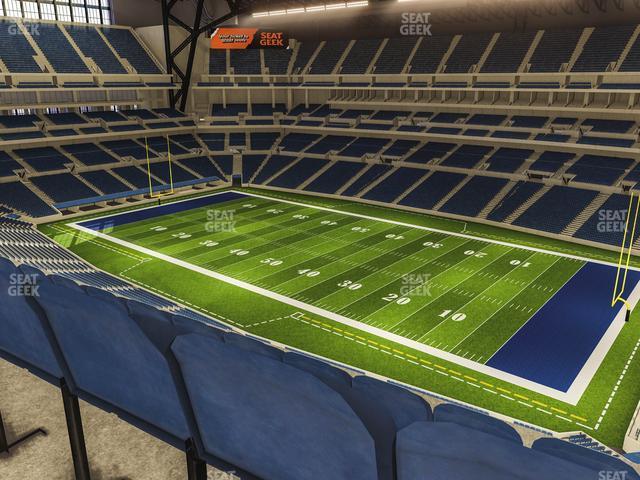 Seating view for Lucas Oil Stadium Section 508