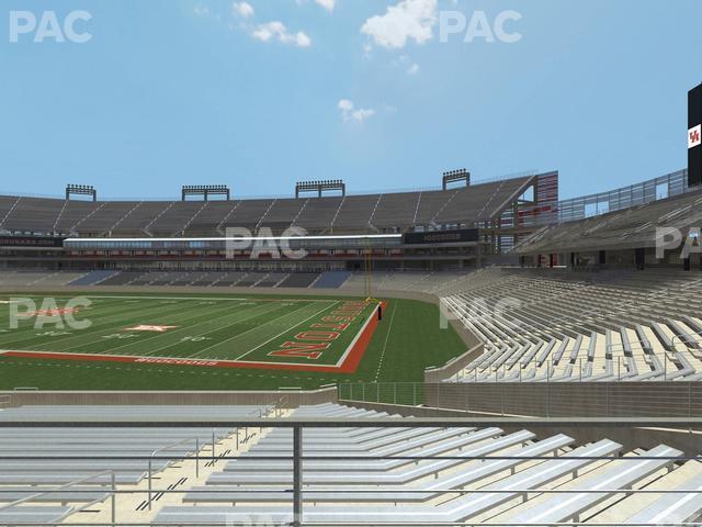 Seating view for TDECU Stadium Section Party Patio 124