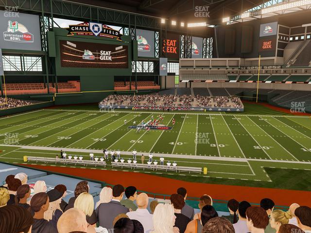 Seating view for Chase Field Section 213