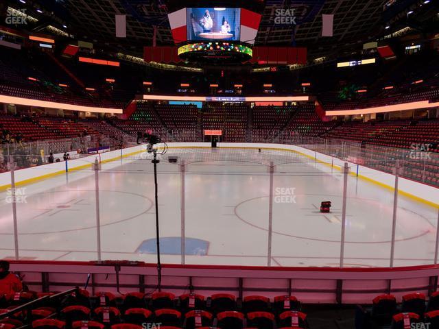 Seating view for Scotiabank Saddledome Section 115