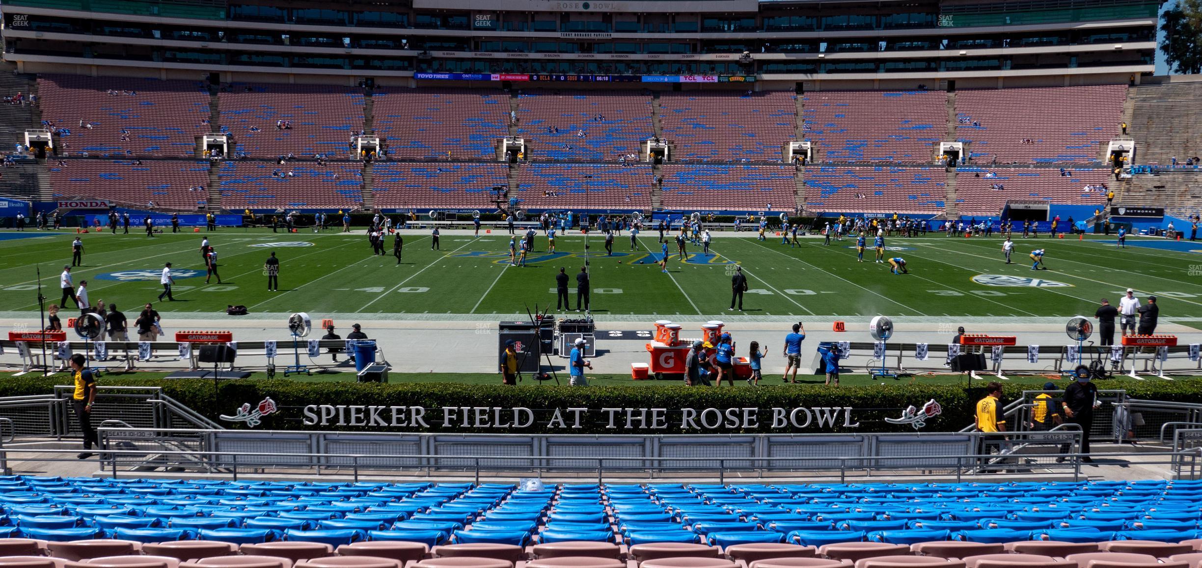 Seating view for Rose Bowl Stadium Section Lower 4