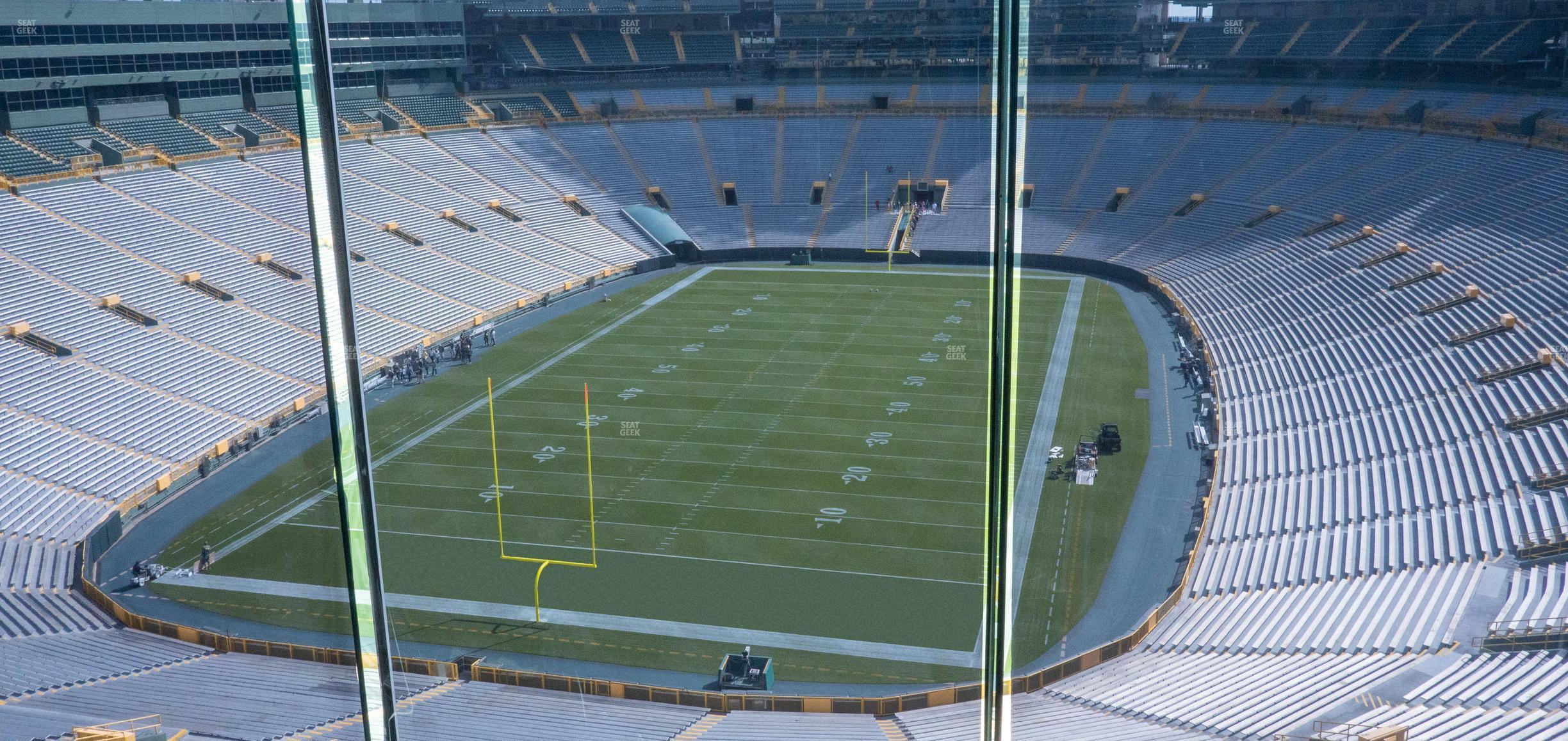 Seating view for Lambeau Field Section 678