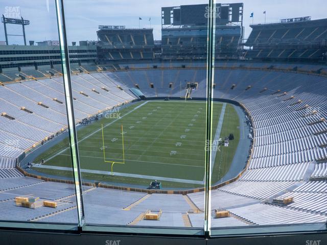 Seating view for Lambeau Field Section 678