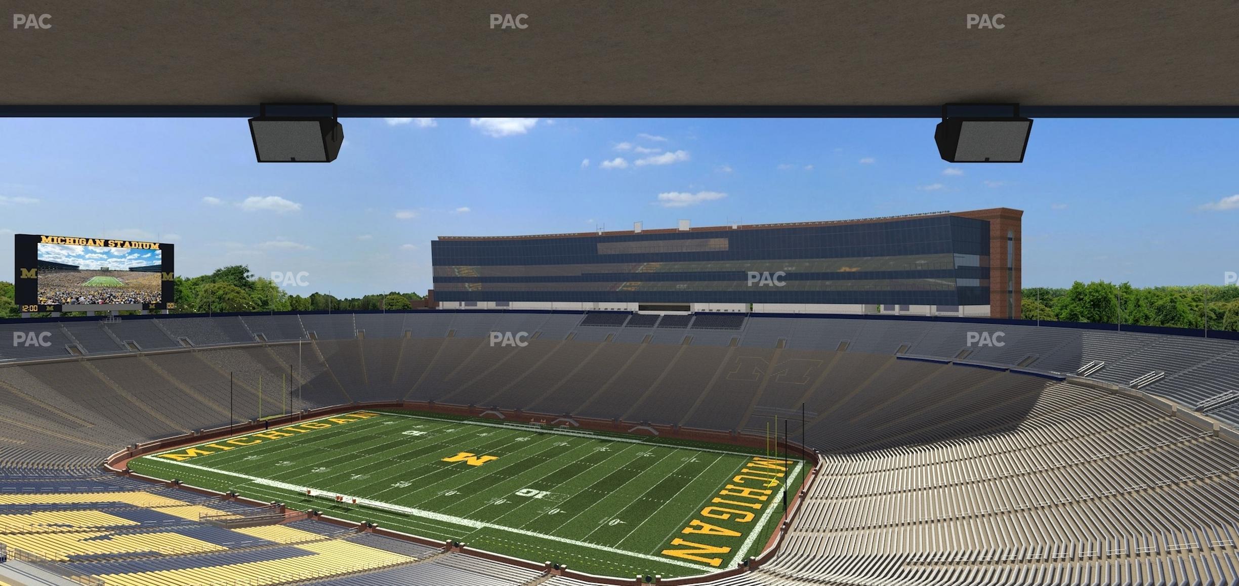 Seating view for Michigan Stadium Section 418