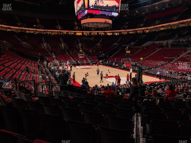 Seating view for Moda Center Section 119