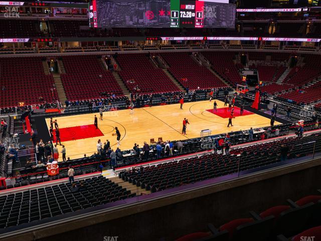 Seating view for United Center Section 202