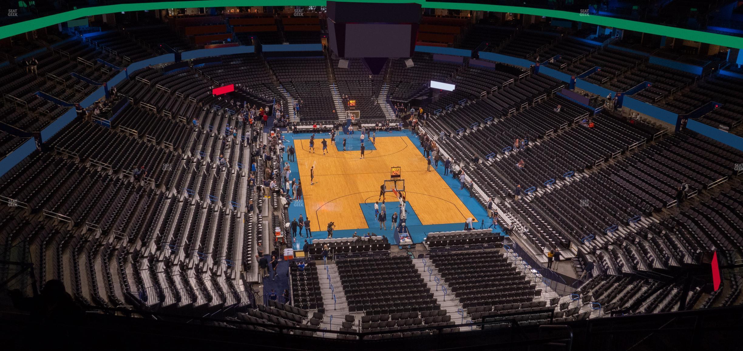 Seating view for Paycom Center Section 317