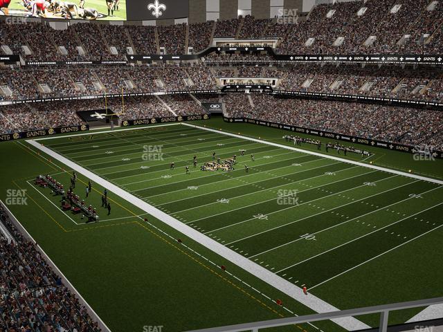 Seating view for Caesars Superdome Section Suite 402