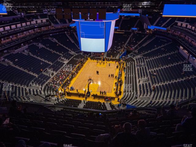 Seating view for Chase Center Section 212