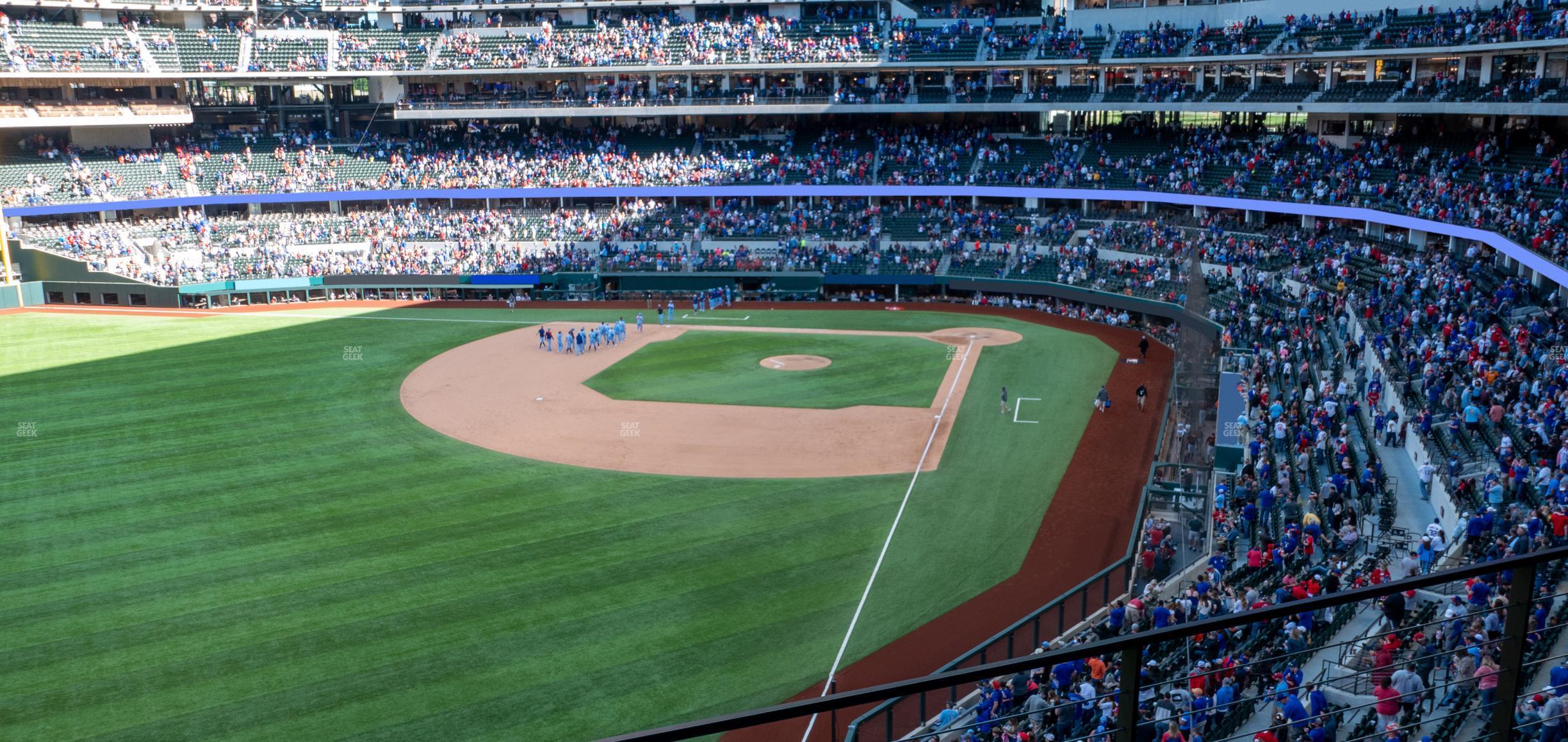 Seating view for Globe Life Field Section Sb 2