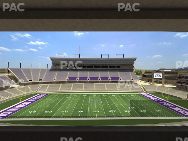 Seating view for Amon G. Carter Stadium Section Champions Suite 10