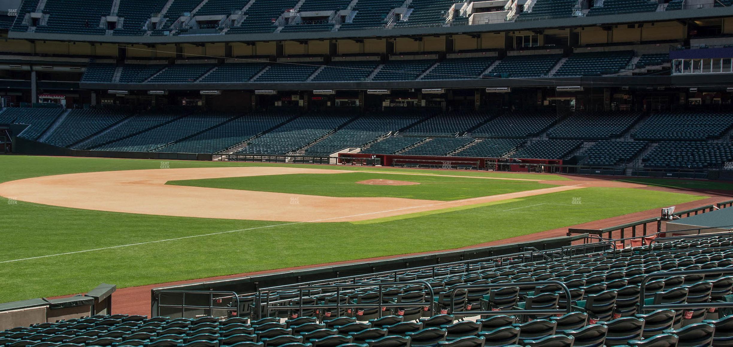 Seating view for Chase Field Section 132