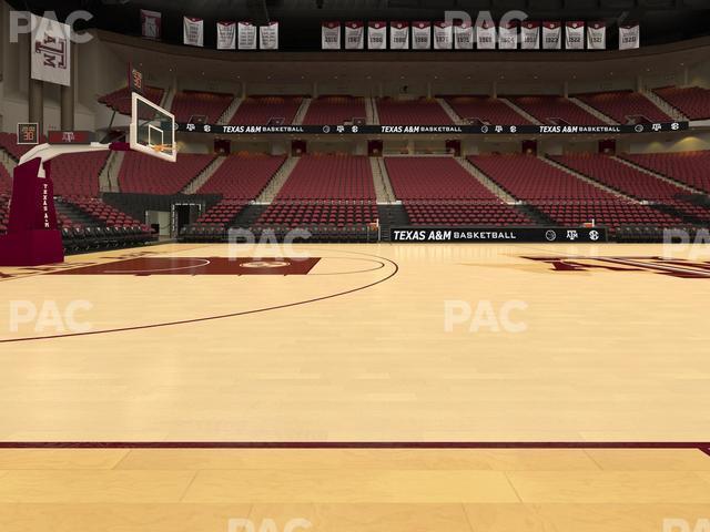 Seating view for Reed Arena Section Floor 4