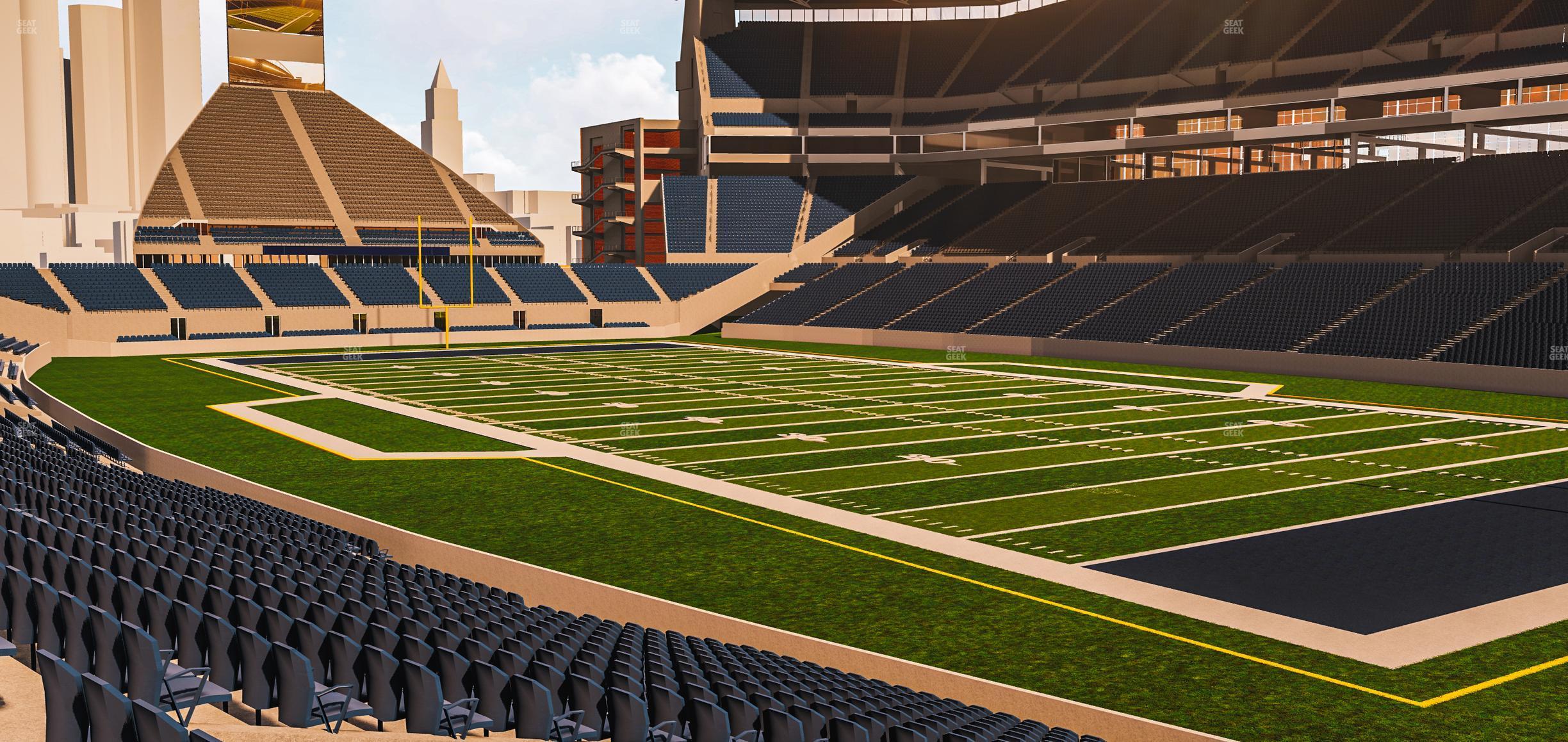 Seating view for Lumen Field Section 128