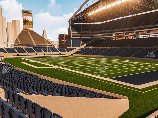 Seating view for Lumen Field Section 128