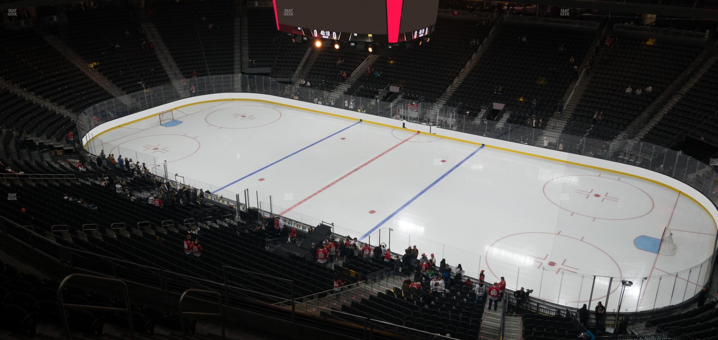 Seating view for T-Mobile Arena Section 208